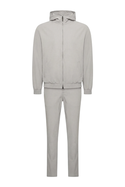 ENSEMBLE SELVÉ À CAPUCHE GRIS D'ÉLÉPHANT