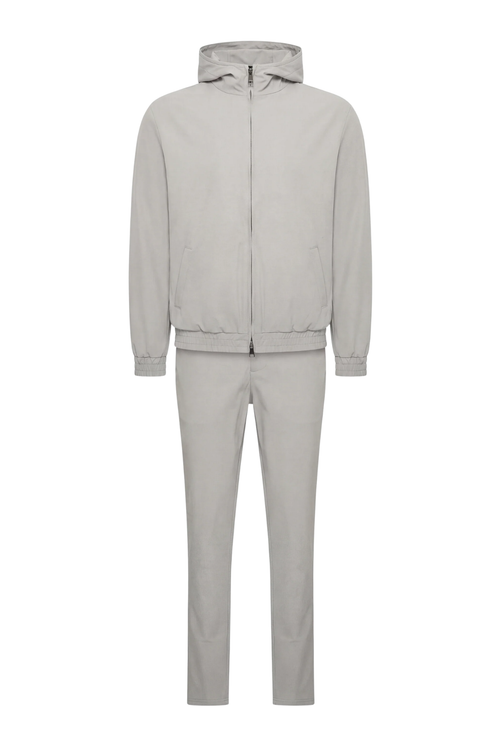 ENSEMBLE SELVÉ À CAPUCHE GRIS D'ÉLÉPHANT