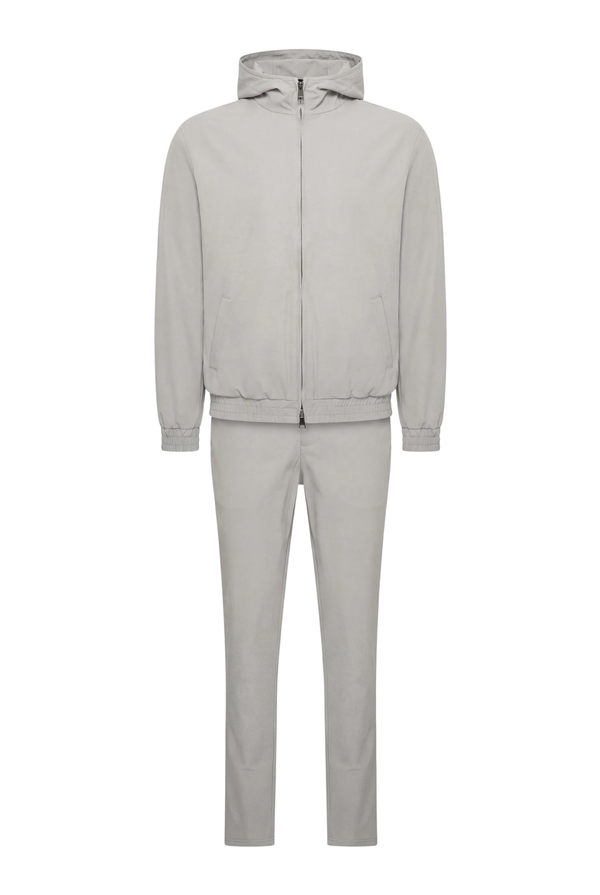 ENSEMBLE SELVÉ À CAPUCHE GRIS D'ÉLÉPHANT Selvé Paris