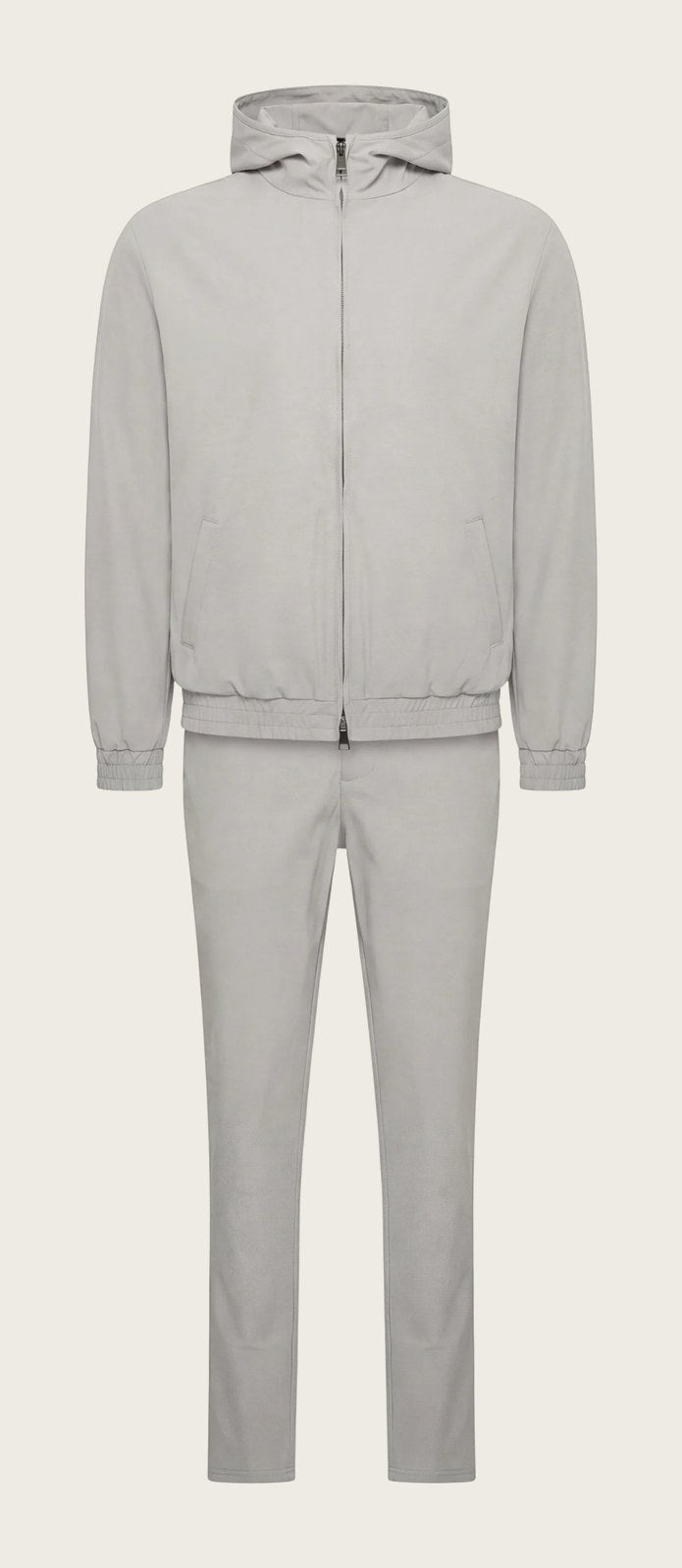 ENSEMBLE SELVÉ À CAPUCHE GRIS D'ÉLÉPHANT Selvé Paris