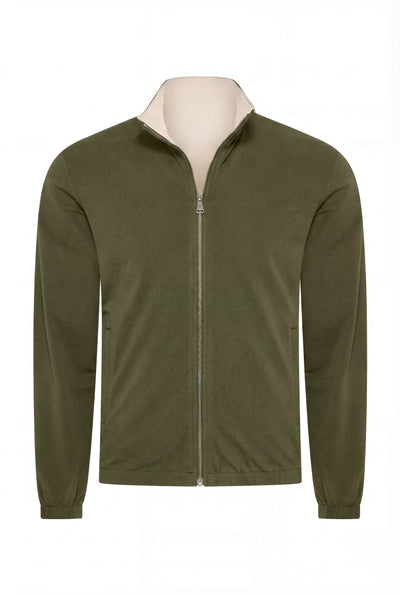 VESTE RÉVERSIBLE PERLE D'OLIVE