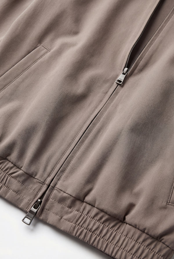 VESTE SELVÉ À CAPUCHE TAUPE DÉSERT Selvé Paris