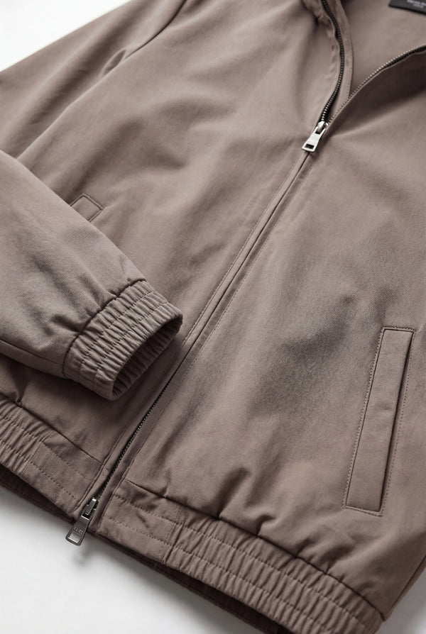 VESTE SELVÉ À CAPUCHE TAUPE DÉSERT Selvé Paris