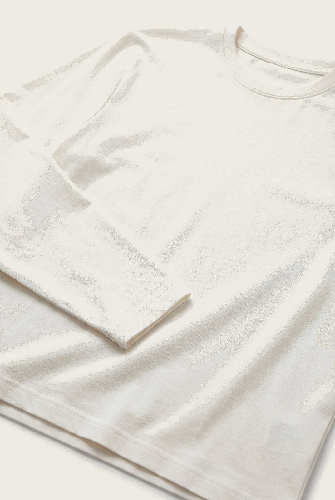 T-SHIRT À MANCHES LONGUES BLANC D'ATELIER Selvé Paris