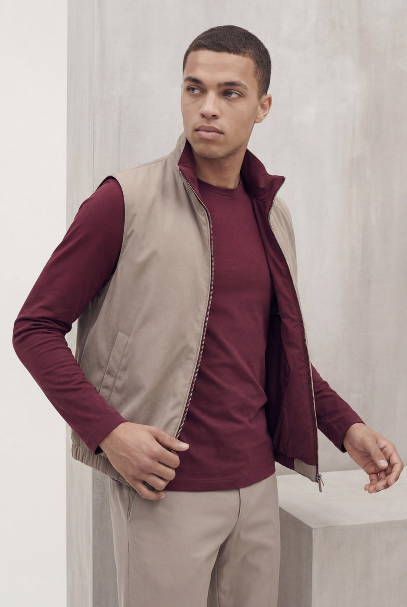 VESTE SANS MANCHE RÉVERSIBLE MOULIN DU DÉSERT