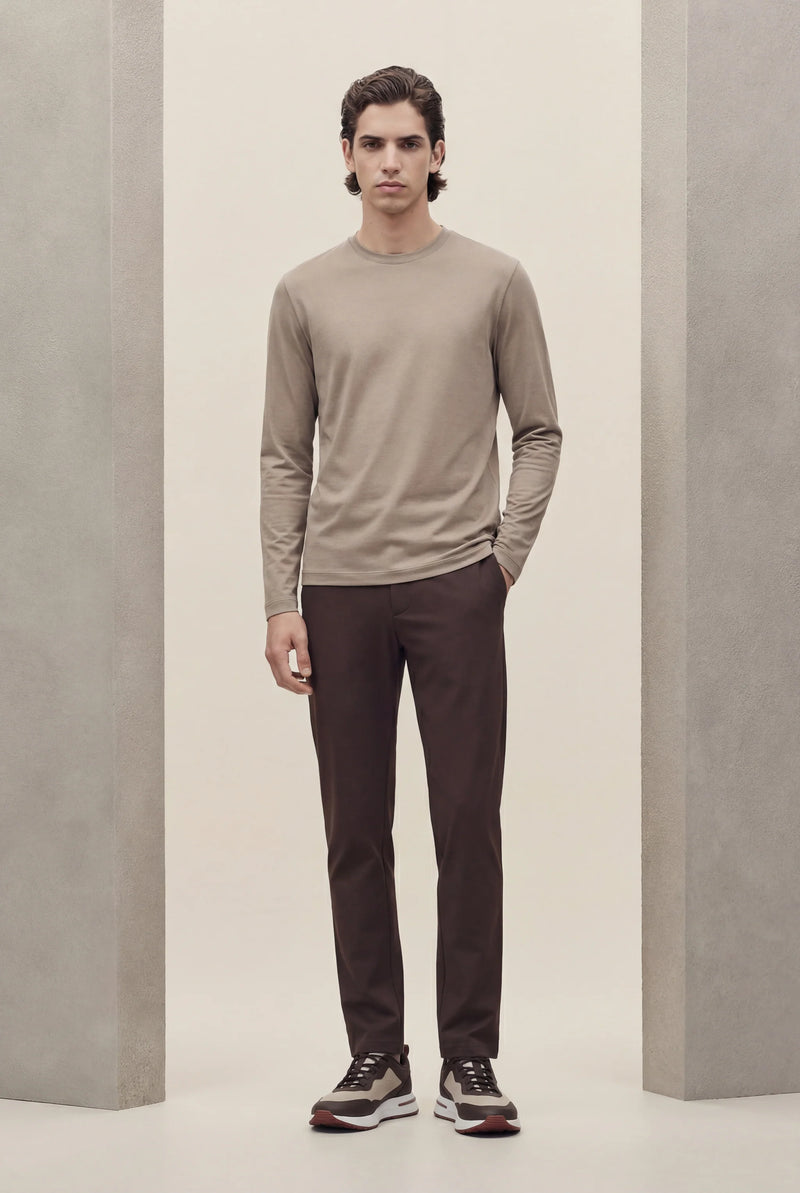 PANTALON SELVÉ CAFÉ D'HAVANE