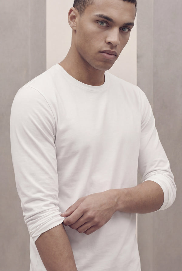 T-SHIRT À MANCHES LONGUES BLANC D'ATELIER Selvé Paris