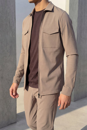 VESTE L’ARCHITECTE TAUPE DÉSERT Selvé Paris