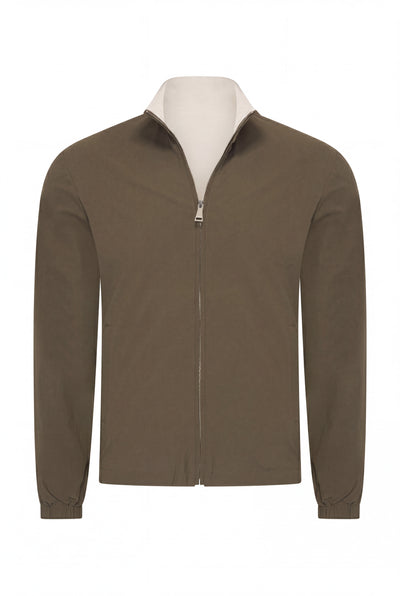 VESTE RÉVERSIBLE PERLE D'OLIVE