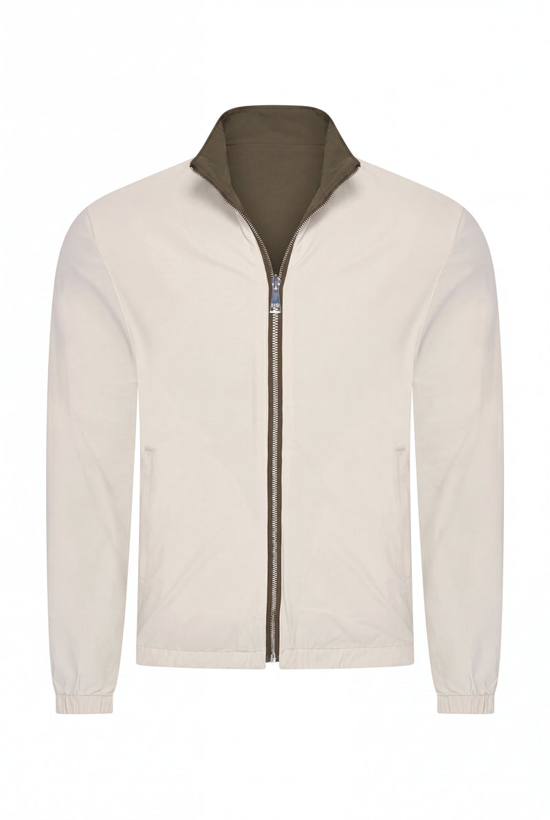 VESTE RÉVERSIBLE PERLE D'OLIVE