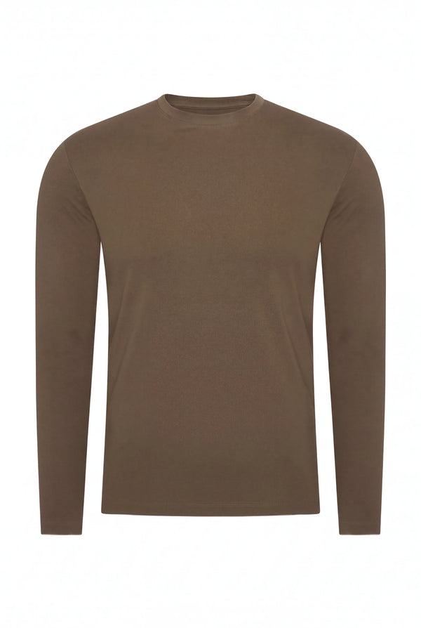 ENSEMBLE SELVÉ RÉVERSIBLE PERLE D'OLIVE (T-SHIRT MANCHES LONGUES)