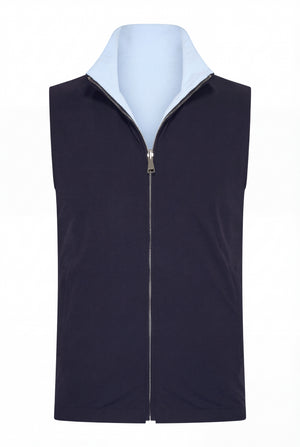 VESTE SANS MANCHE RÉVERSIBLE RIVIERA D'AZUR Selvé Paris
