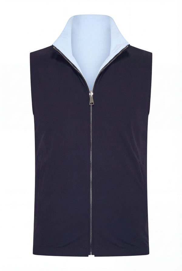 VESTE SANS MANCHE RÉVERSIBLE RIVIERA D'AZUR Selvé Paris
