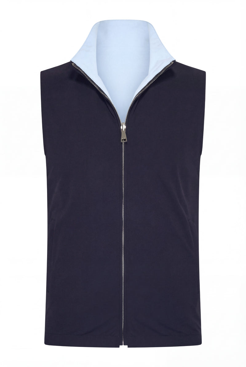 VESTE SANS MANCHE RÉVERSIBLE RIVIERA D'AZUR