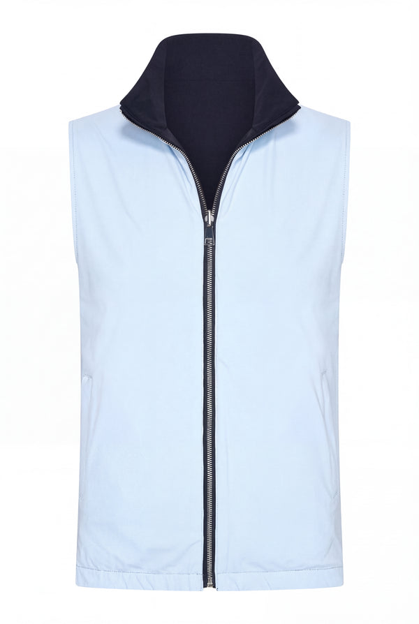 VESTE SANS MANCHE RÉVERSIBLE RIVIERA D'AZUR Selvé Paris