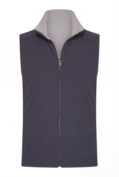 VESTE SANS MANCHE RÉVERSIBLE CAVIR D'ÉLÉPHANT