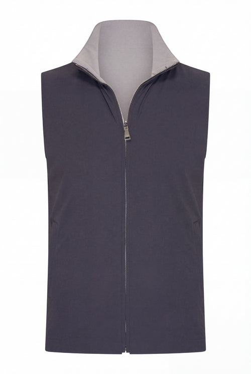 VESTE SANS MANCHE RÉVERSIBLE CAVIR D'ÉLÉPHANT