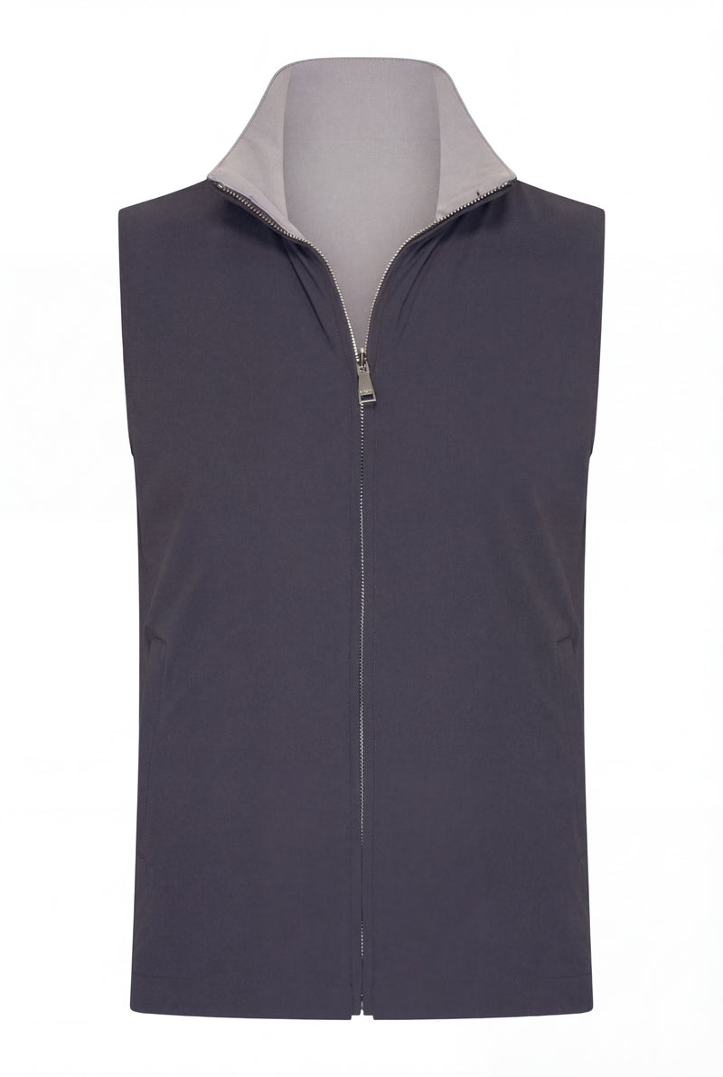 VESTE SANS MANCHE RÉVERSIBLE CAVIR D'ÉLÉPHANT