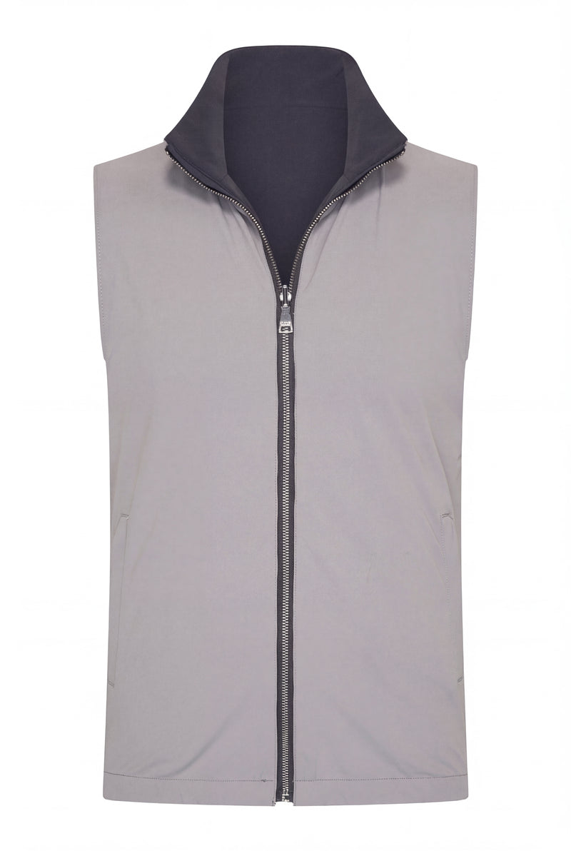 VESTE SANS MANCHE RÉVERSIBLE CAVIR D'ÉLÉPHANT