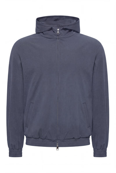 VESTE SELVÉ À CAPUCHE MINUIT D'AZUR