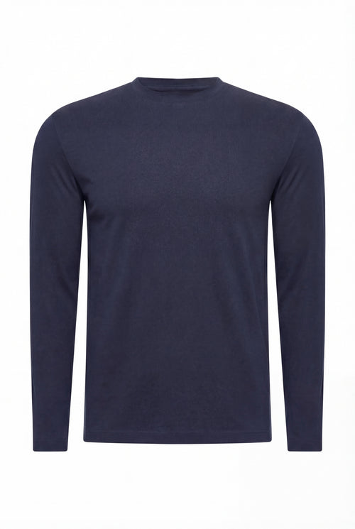 T-SHIRT À MANCHES LONGUES BLEU D'AZUL
