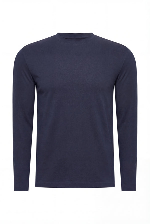 T-SHIRT À MANCHES LONGUES BLEU D'AZUL Selvé Paris