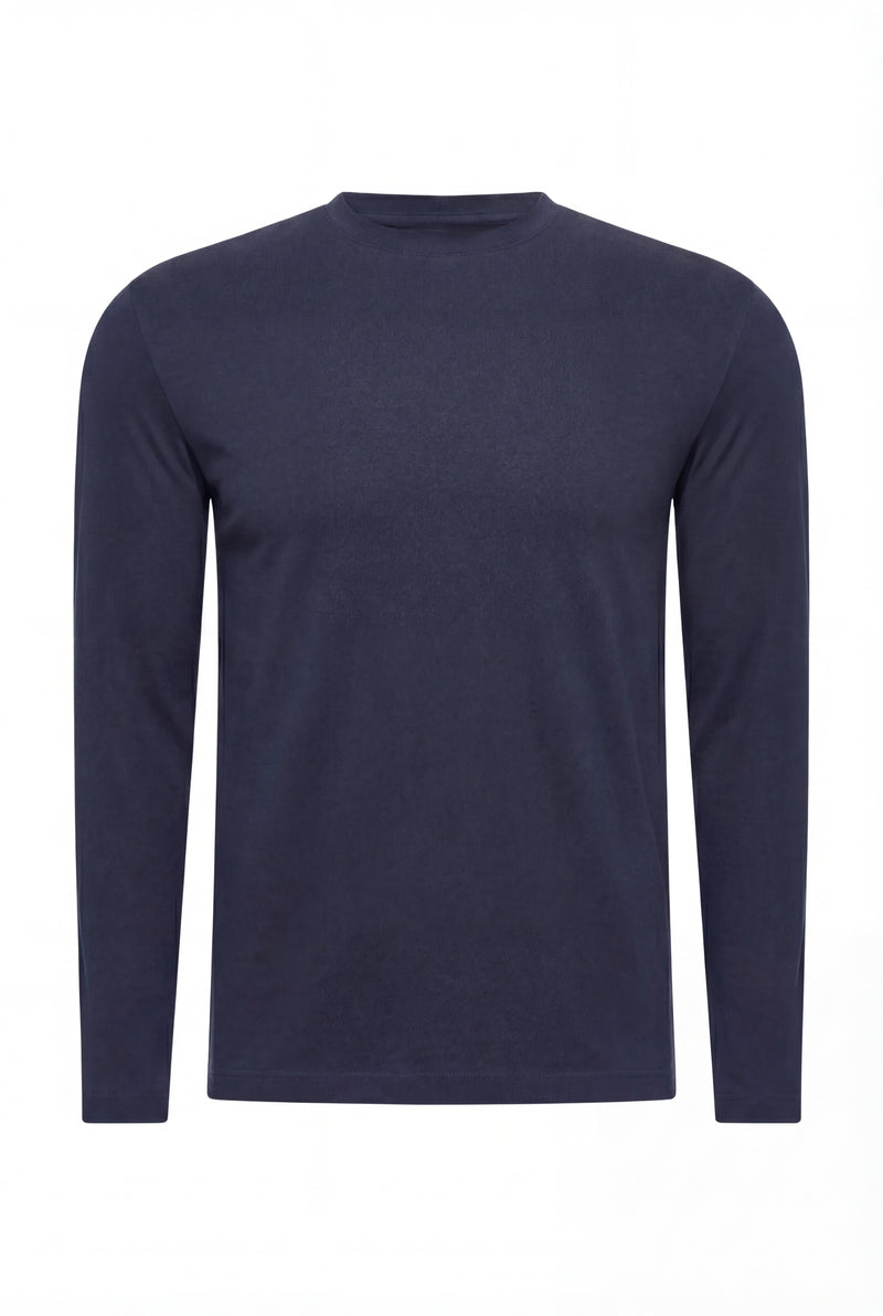T-SHIRT À MANCHES LONGUES BLEU D'AZUL