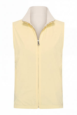 VESTE SANS MANCHE RÉVERSIBLE PERLE DE CANARI