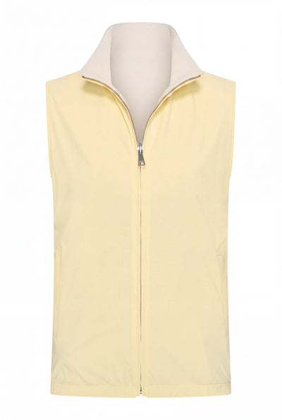 VESTE SANS MANCHE RÉVERSIBLE PERLE DE CANARI