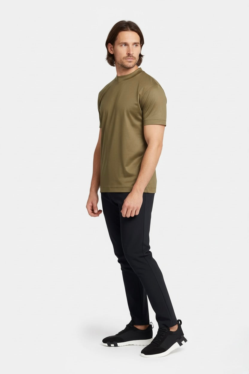 T-SHIRT ESSENTIEL OLIVE Selvé Paris
