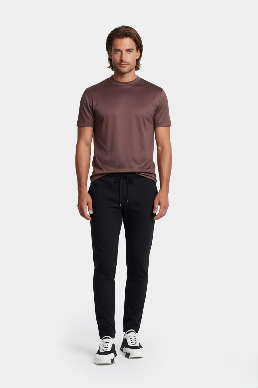 T-SHIRT ESSENTIEL TAUPE ROSÉ Selvé Paris