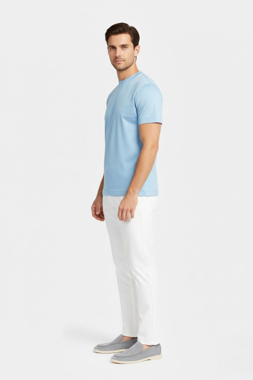 T-SHIRT ESSENTIEL BLEU BRUME Selvé Paris