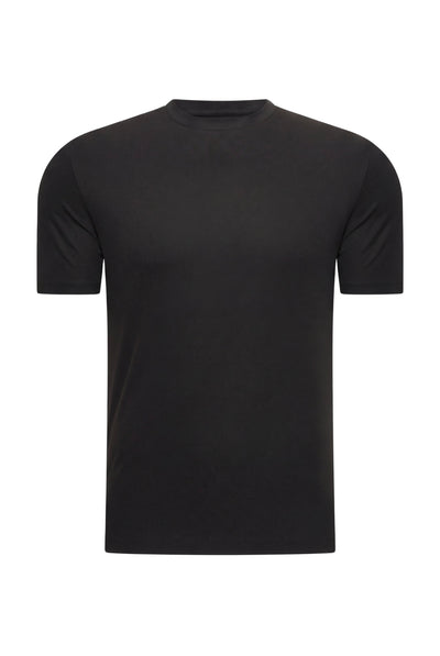 T-SHIRT NOIR D'ANILINE