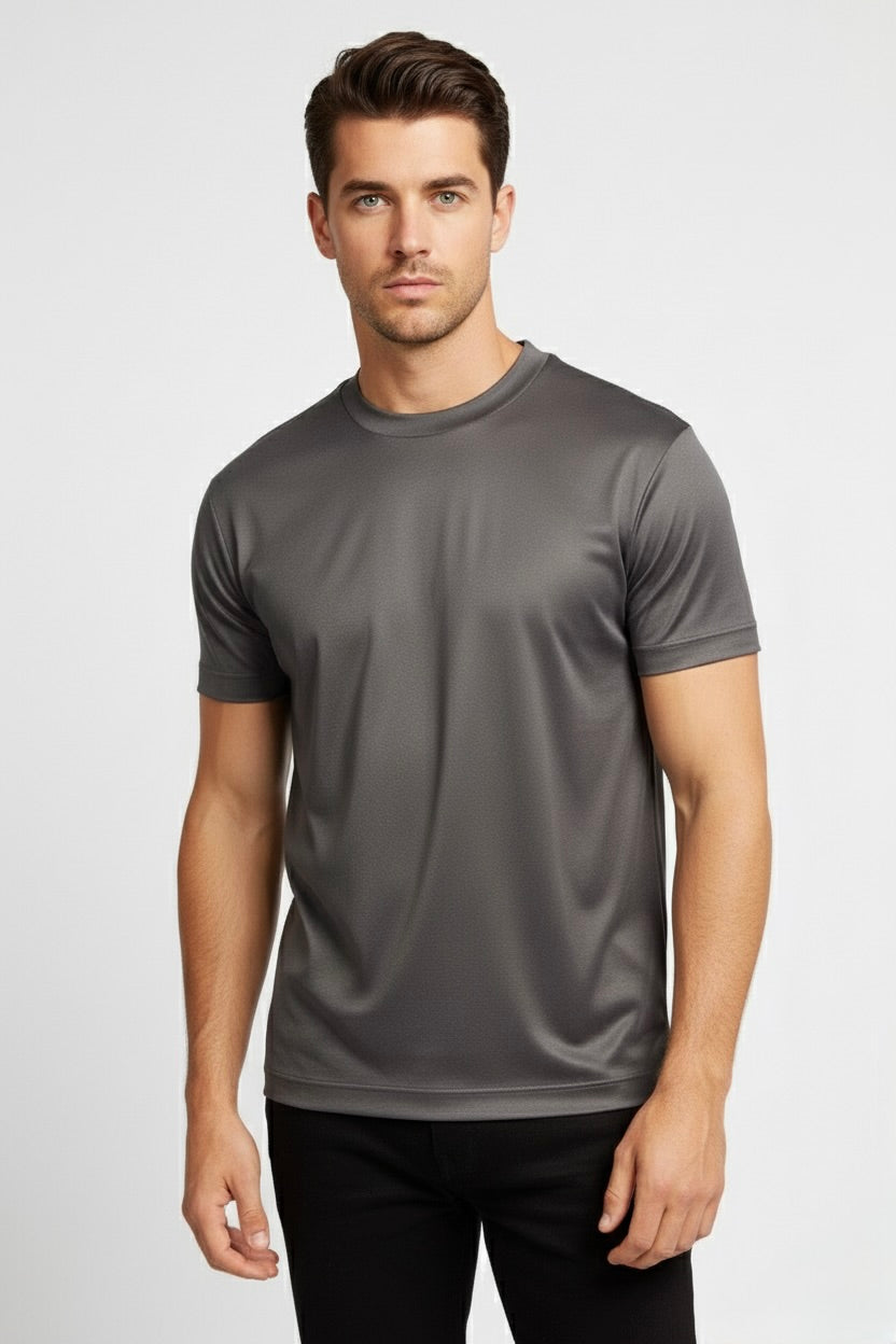 T-SHIRT ESSENTIEL GRIS PROFOND Selvé Paris