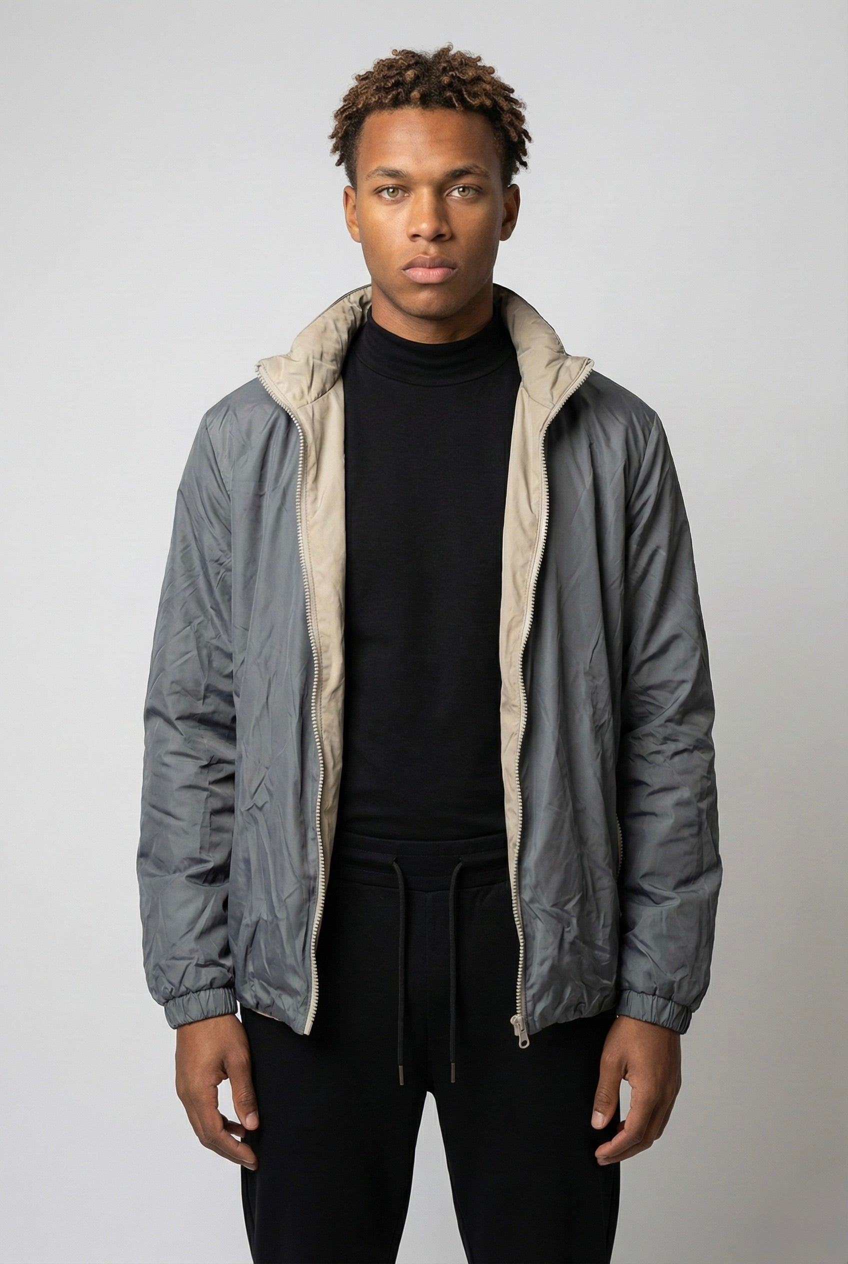 VESTE SELVÉ GRIS CENDRÉ Selvé Paris