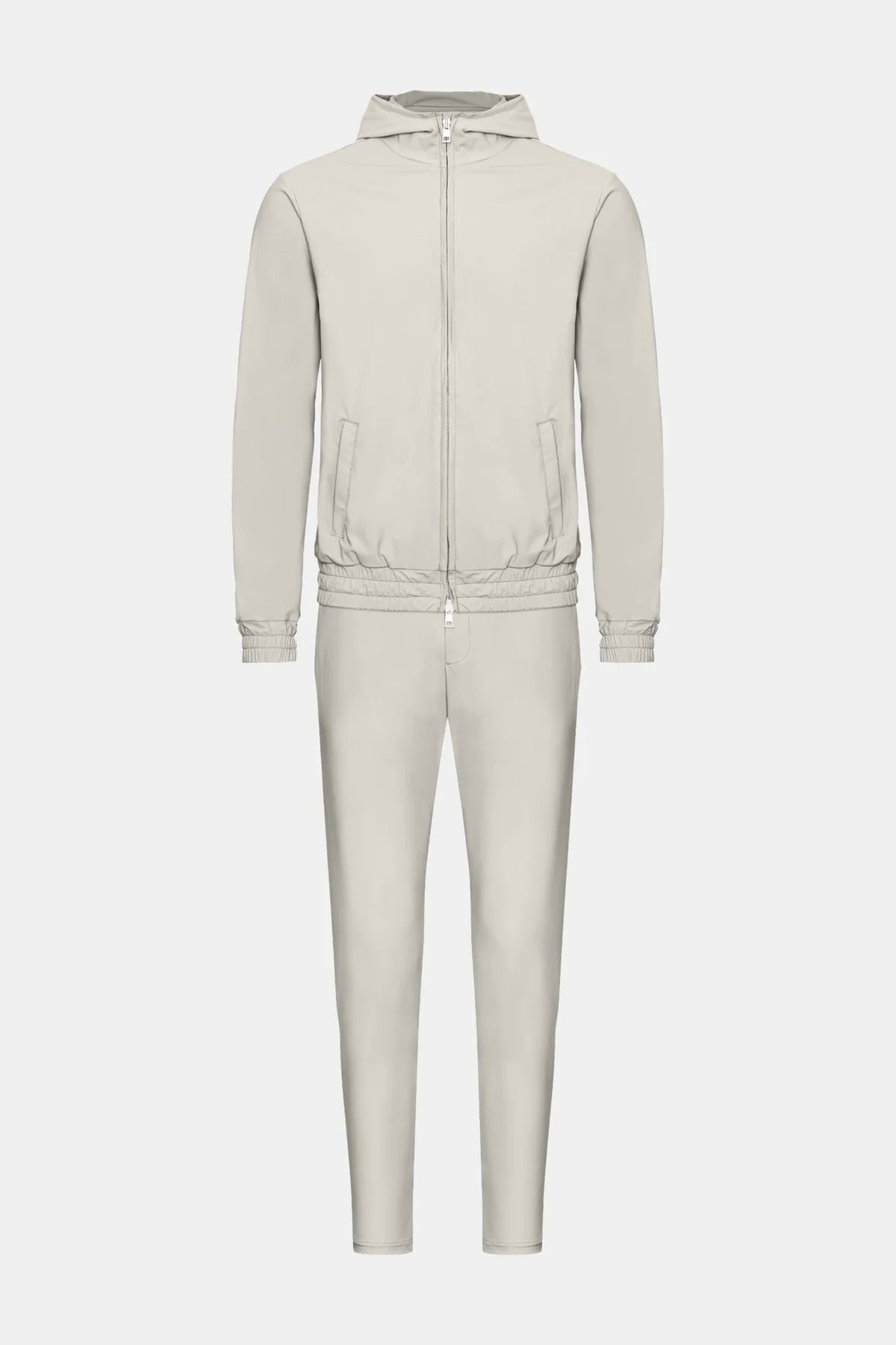 ENSEMBLE SIGNATURE À CAPUCHE BEIGE IVOIRE Selvé Paris