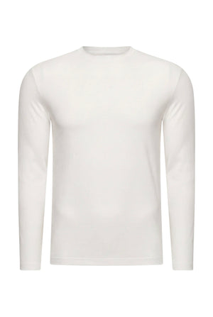 T-SHIRT À MANCHES LONGUES BLANC D'ATELIER Selvé Paris