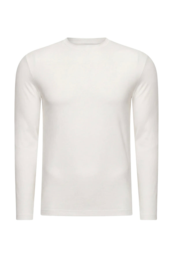 T-SHIRT À MANCHES LONGUES BLANC D'ATELIER Selvé Paris