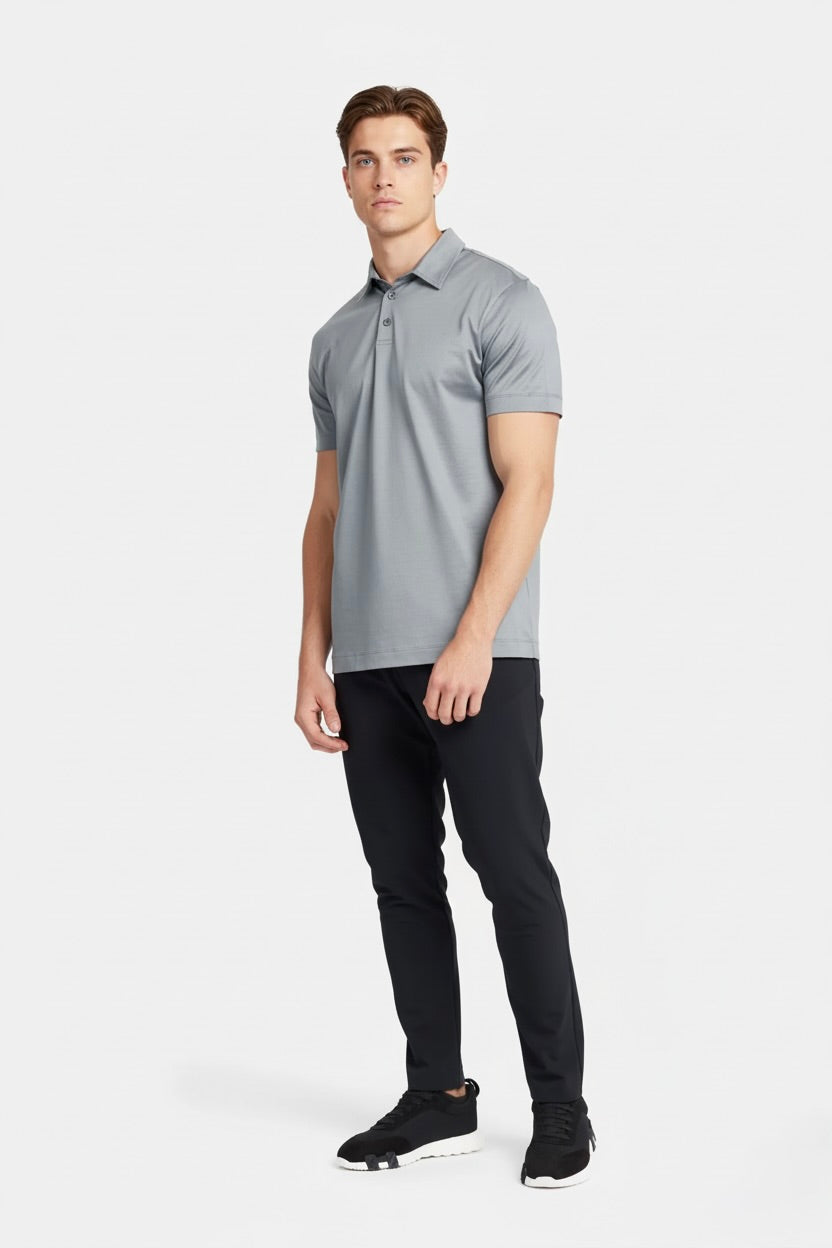 POLO ESSENTIEL GRIS AZUR - Selvé Paris