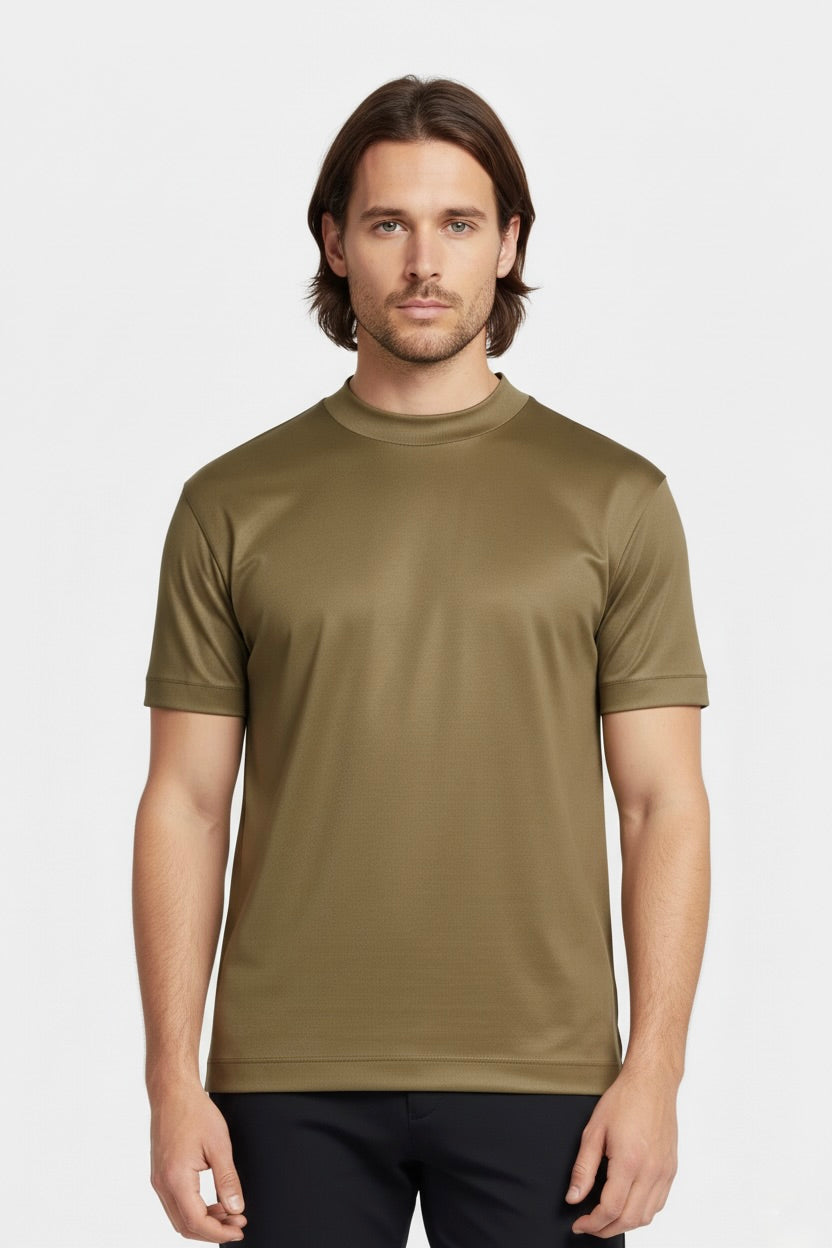 T-SHIRT ESSENTIEL OLIVE Selvé Paris