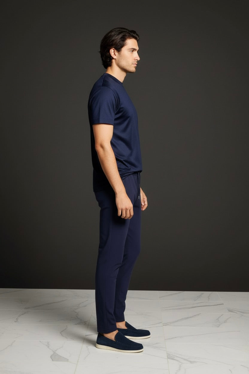 T-SHIRT ESSENTIEL BLEU NUIT Selvé Paris