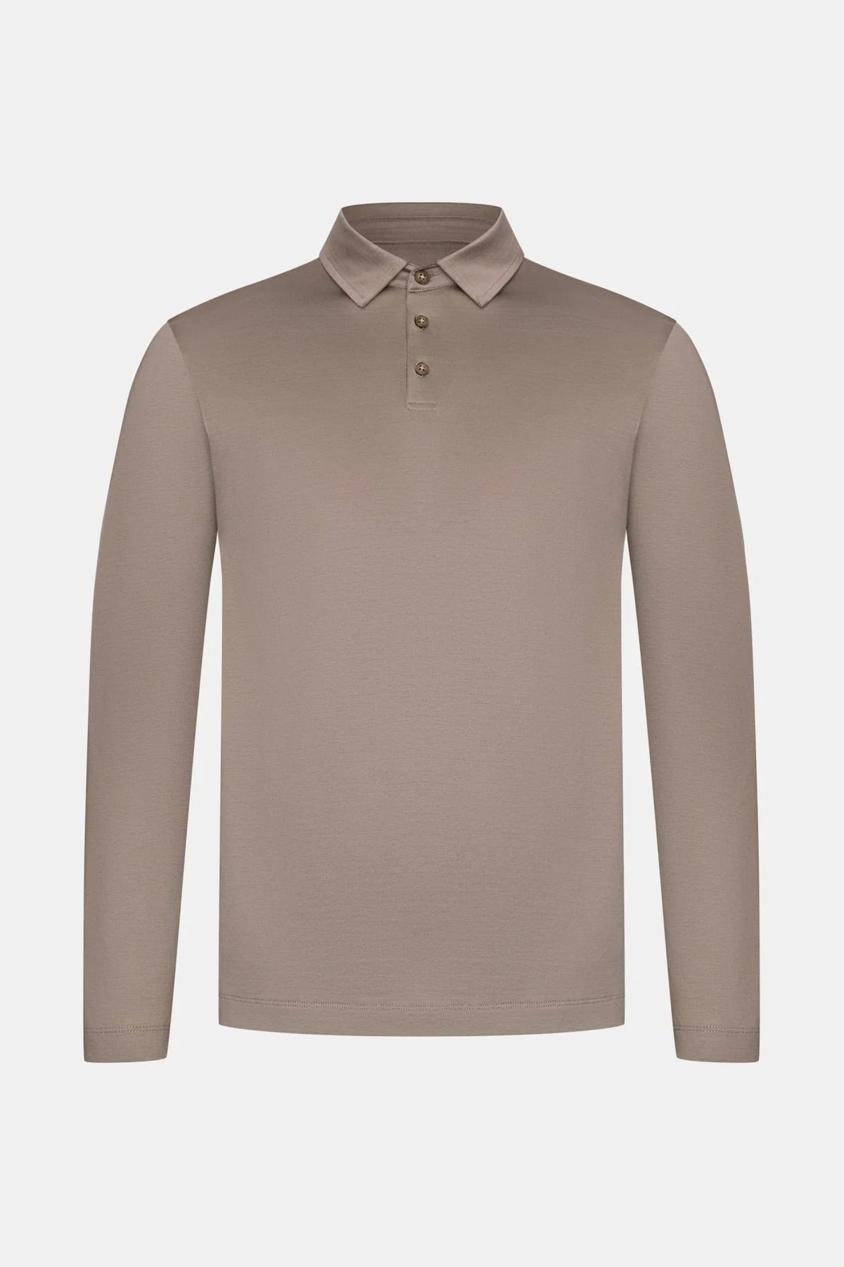 POLO ESSENTIEL MANCHES LONGUES BRUME DE SABLE Selvé Paris