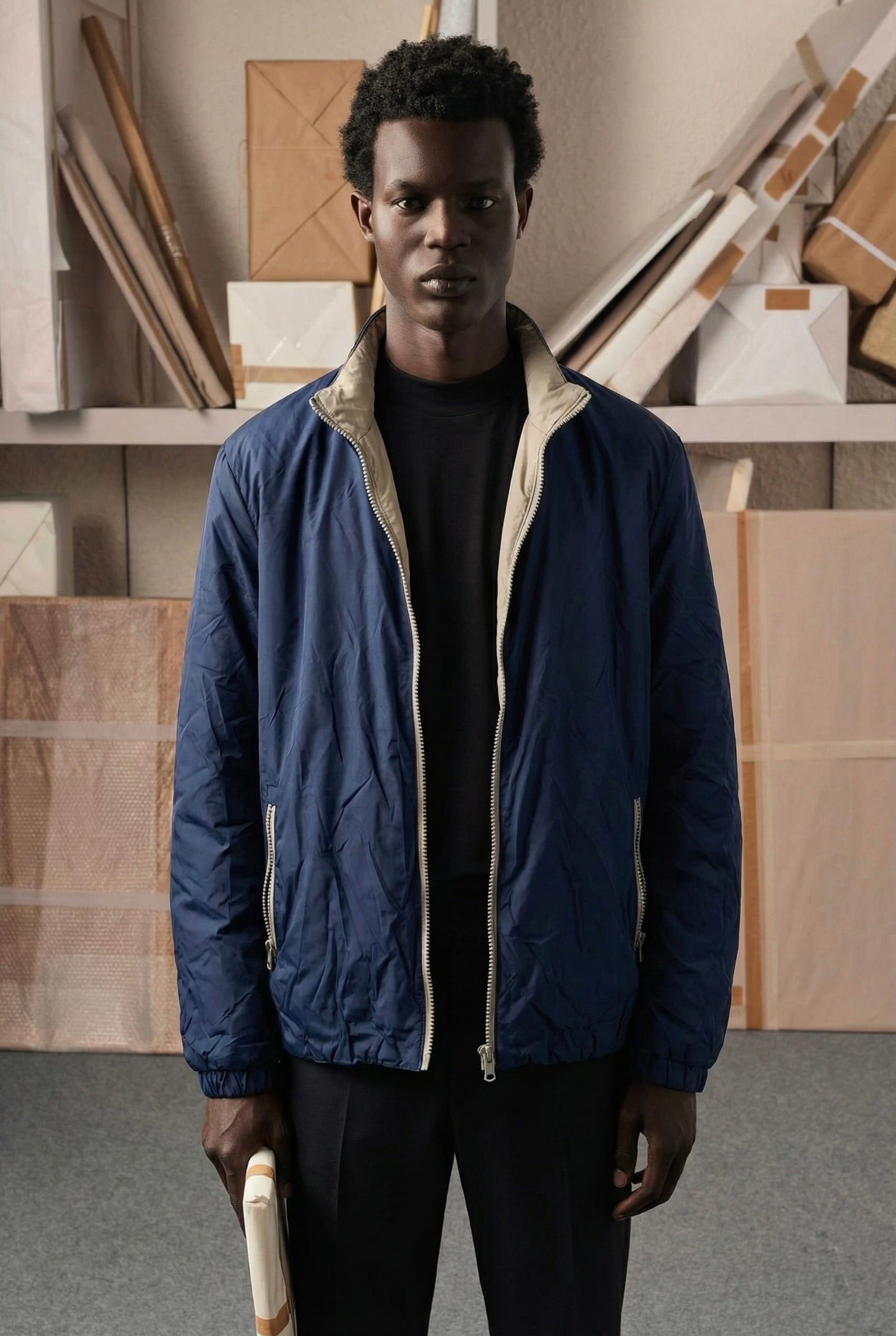 VESTE SELVÉ BLEU MINUIT Selvé Paris