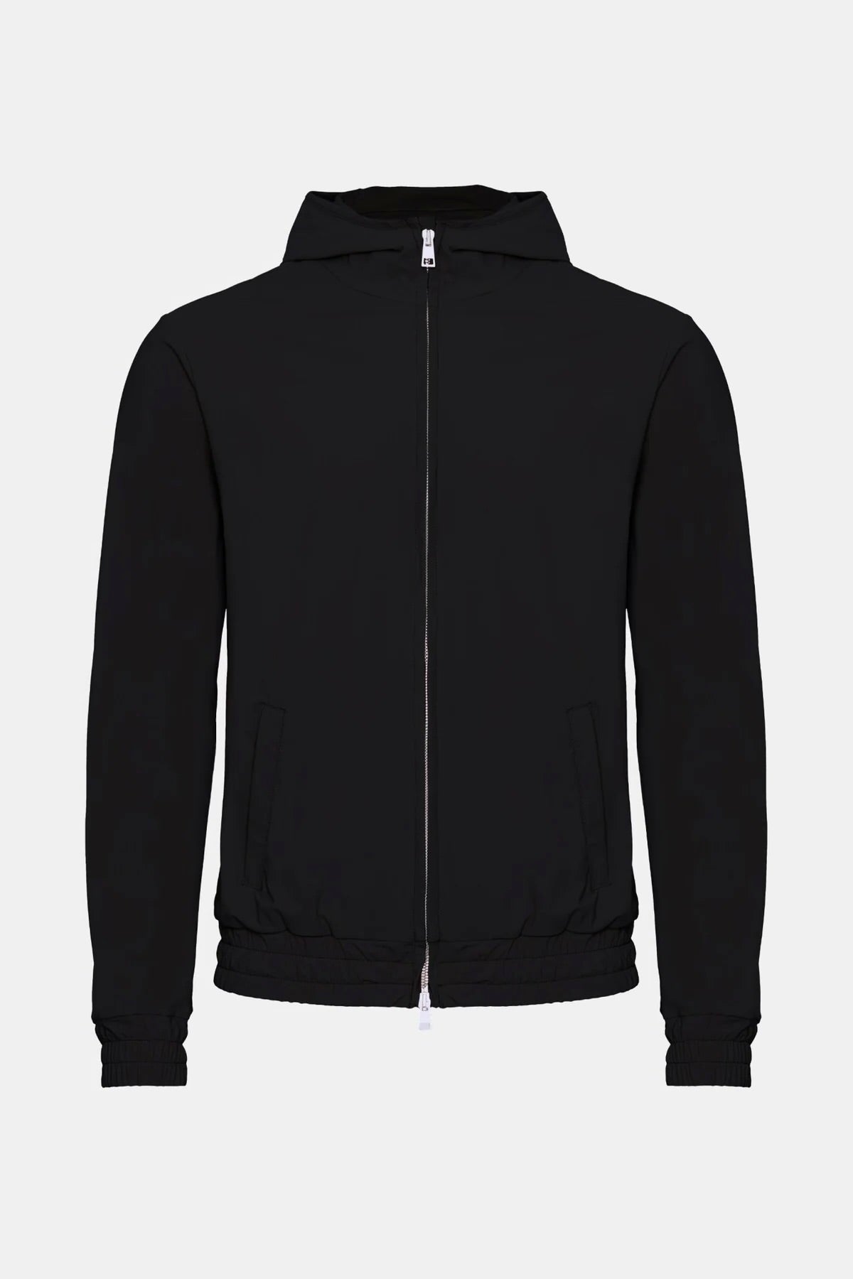 VESTE SIGNATURE À CAPUCHE NOIR Selvé Paris