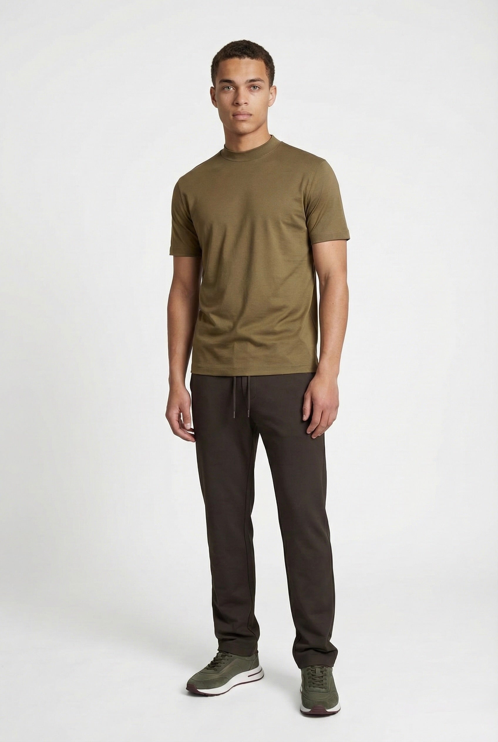 T-SHIRT ESSENTIEL OLIVE Selvé Paris