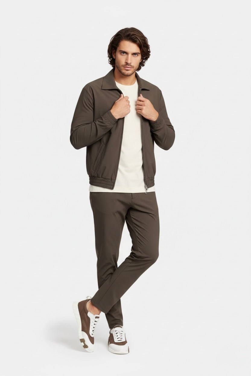 ENSEMBLE SIGNATURE MARRON Selvé Paris