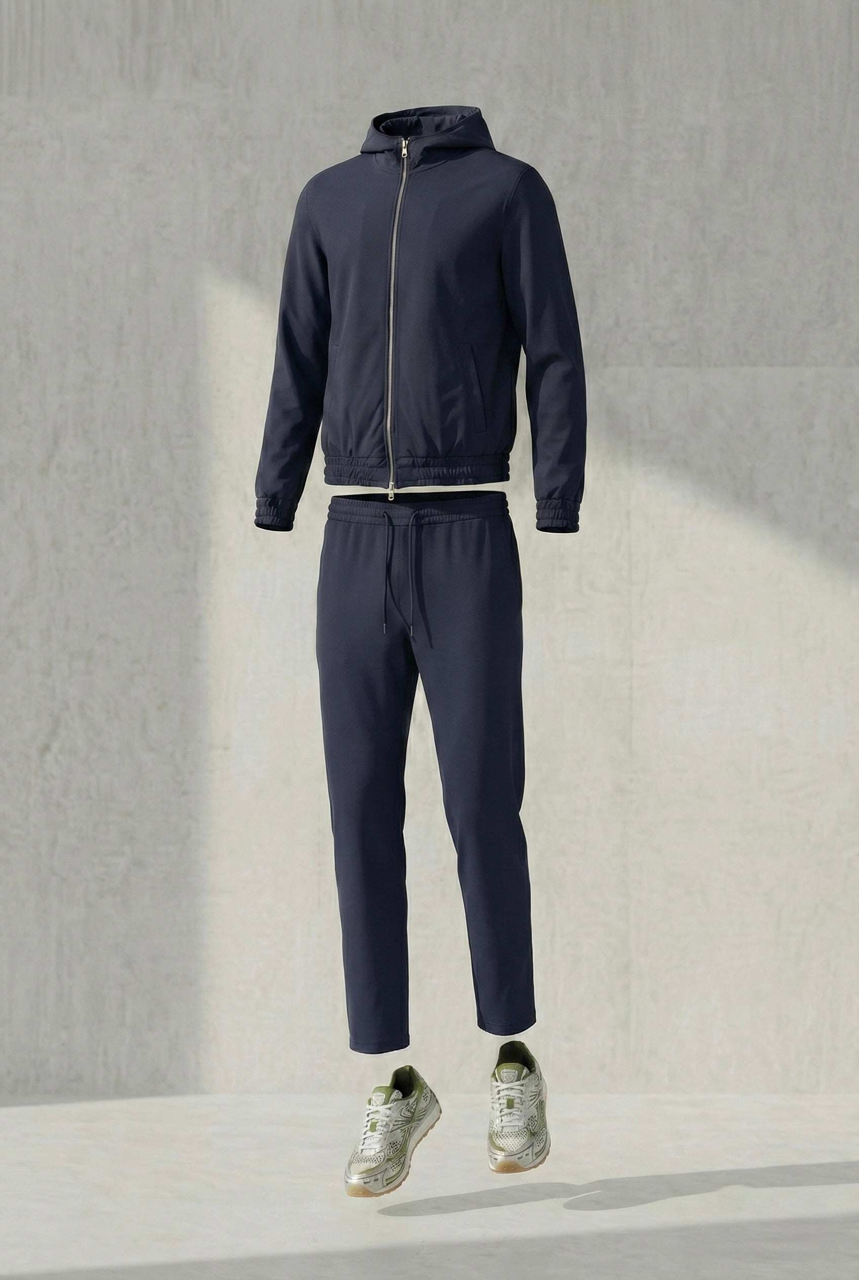 ENSEMBLE SIGNATURE À CAPUCHE BLEU NUIT Selvé Paris