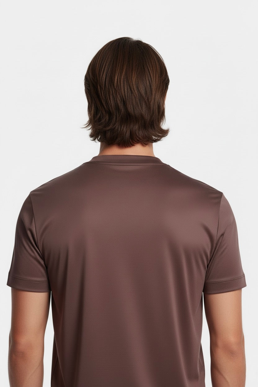 T-SHIRT ESSENTIEL TAUPE ROSÉ Selvé Paris