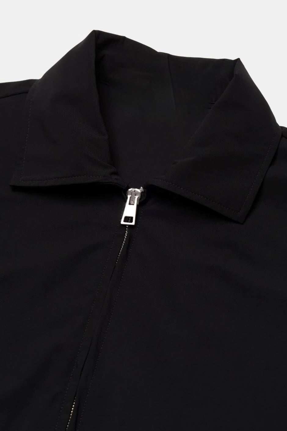 VESTE SIGNATURE À COL ZIPPÉ NOIR Selvé Paris