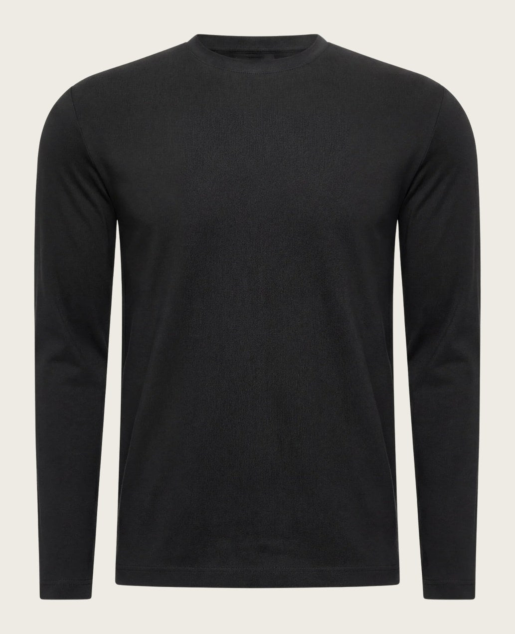 T-SHIRT À MANCHES LONGUES NOIR D'ANILINE Selvé Paris